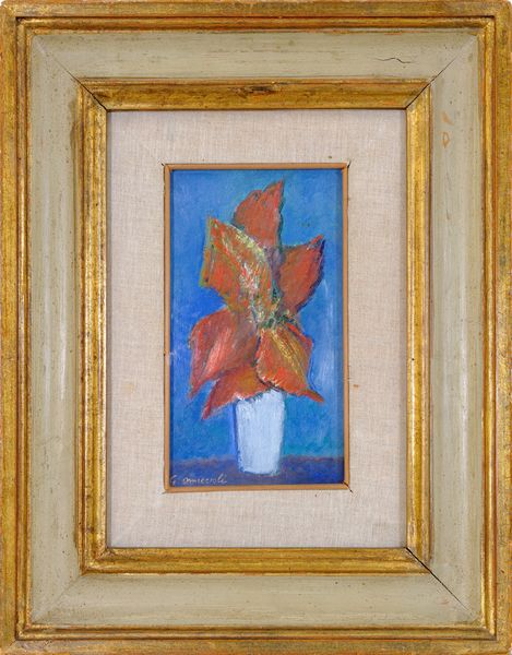 Giovanni Omiccioli : Fiori nel vaso bianco  - Asta Asta di Arte Moderna e Contemporanea - Associazione Nazionale - Case d'Asta italiane