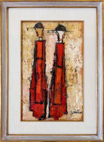 GIUSEPPE GAMBINO : Pretini rossi  - Asta Asta di Arte Moderna e Contemporanea - Associazione Nazionale - Case d'Asta italiane