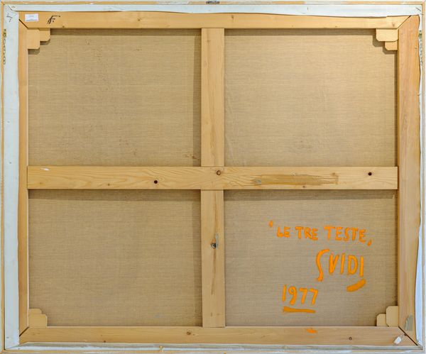 VIRGILIO GUIDI : Le tre teste  - Asta Asta di Arte Moderna e Contemporanea - Associazione Nazionale - Case d'Asta italiane