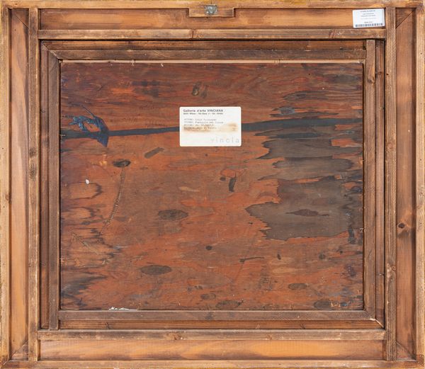 LUIGI  SPAZZAPAN : Paesaggio con figure  - Asta Asta di Arte Moderna e Contemporanea - Associazione Nazionale - Case d'Asta italiane