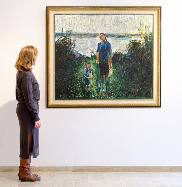 Ruggero Savinio : Madre e figlio  - Asta Asta di Arte Moderna e Contemporanea - Associazione Nazionale - Case d'Asta italiane