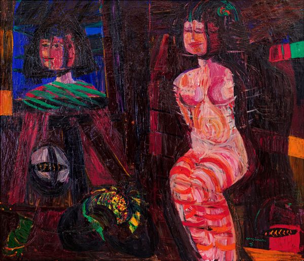 Bruno Cassinari : Enrica nell'atelier  - Asta Asta di Arte Moderna e Contemporanea - Associazione Nazionale - Case d'Asta italiane