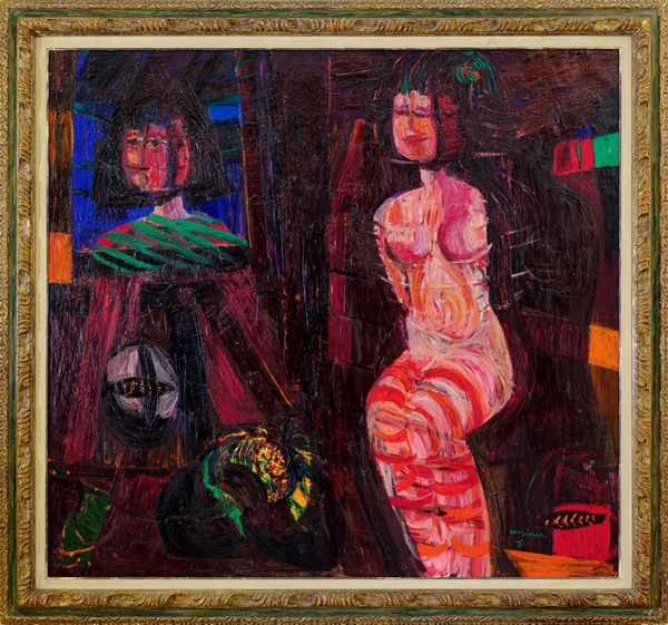 Bruno Cassinari : Enrica nell'atelier  - Asta Asta di Arte Moderna e Contemporanea - Associazione Nazionale - Case d'Asta italiane