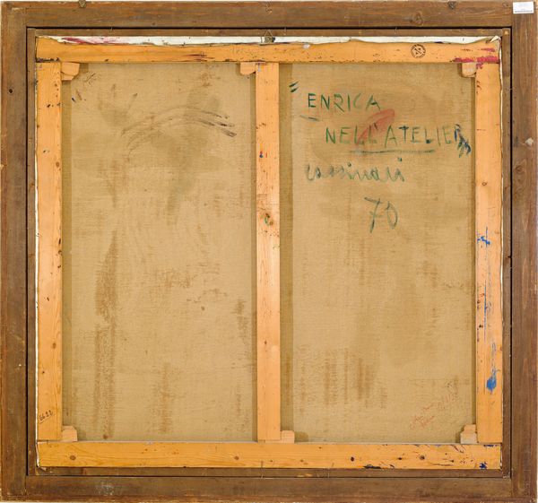 Bruno Cassinari : Enrica nell'atelier  - Asta Asta di Arte Moderna e Contemporanea - Associazione Nazionale - Case d'Asta italiane