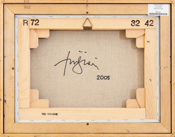 TINO  STEFANONI : senza titolo R72  - Asta Asta di Arte Moderna e Contemporanea - Associazione Nazionale - Case d'Asta italiane