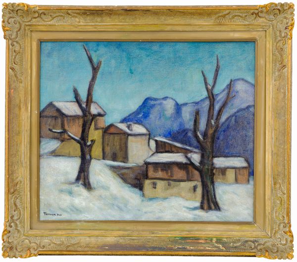 FIORENZO TOMEA : Paesaggio  - Asta Asta di Arte Moderna e Contemporanea - Associazione Nazionale - Case d'Asta italiane