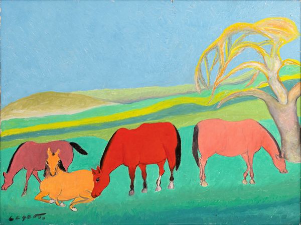 GIUSEPPE CESETTI : Cavalli  - Asta Asta di Arte Moderna e Contemporanea - Associazione Nazionale - Case d'Asta italiane