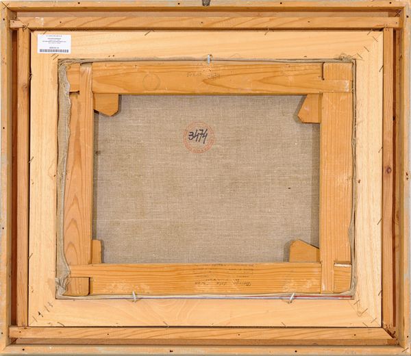 GIOVANNI BARBISAN : Natura morta con bicchiere  - Asta Asta di Arte Moderna e Contemporanea - Associazione Nazionale - Case d'Asta italiane