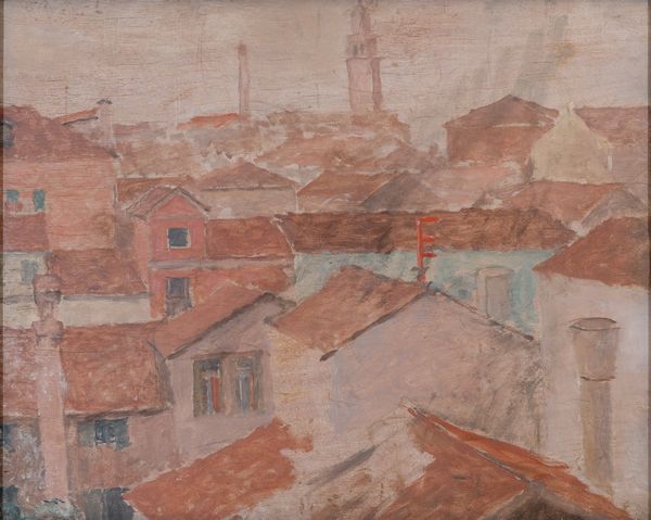 PIO SEMEGHINI : Tetti di San Trovaso  - Asta Asta di Arte Moderna e Contemporanea - Associazione Nazionale - Case d'Asta italiane