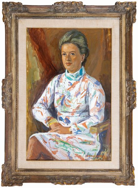 MARCO NOVATI : Ritratto della signora Britti  - Asta Asta di Arte Moderna e Contemporanea - Associazione Nazionale - Case d'Asta italiane