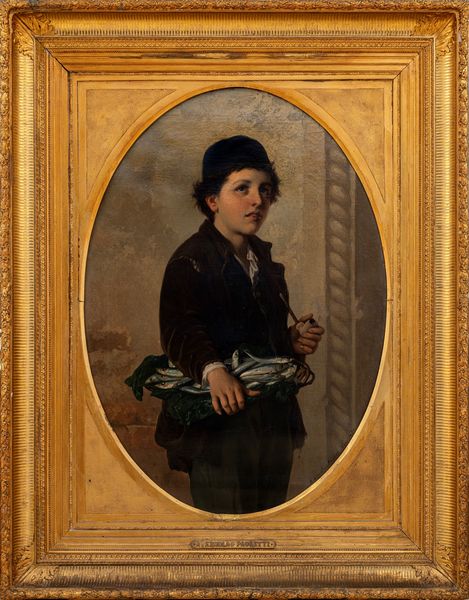 Antonio Ermolao Paoletti : Bambino con pesci  - Asta Asta di Arte Moderna e Contemporanea - Associazione Nazionale - Case d'Asta italiane