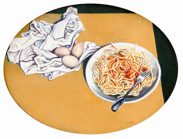Renato Guttuso : Maccheroni e uova  - Asta Asta di Arte Moderna e Contemporanea - Associazione Nazionale - Case d'Asta italiane