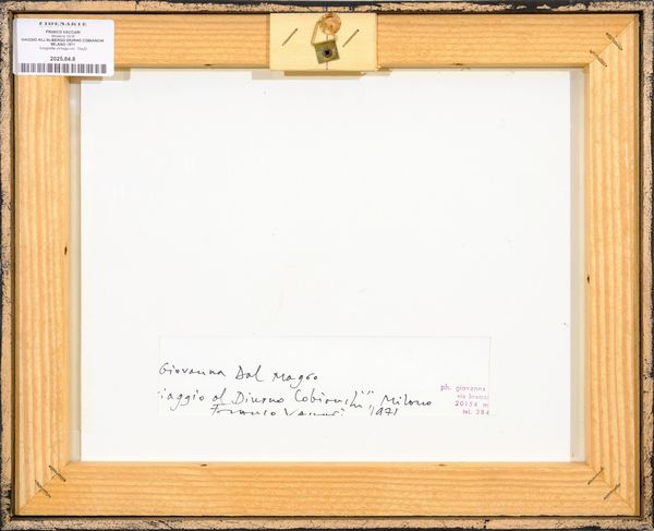 Franco Vaccari : Viaggio all'Albergo Diurno Cobianchi Milano  - Asta Asta di Arte Moderna e Contemporanea - Associazione Nazionale - Case d'Asta italiane