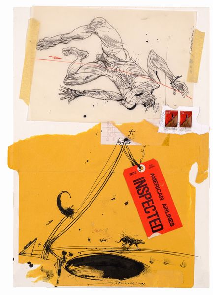 Vladimir Velickovic : American airlines - Inspected  - Asta Asta di Arte Moderna e Contemporanea - Associazione Nazionale - Case d'Asta italiane