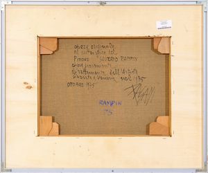 SAVERIO RAMPIN : senza titolo  - Asta Asta di Arte Moderna e Contemporanea - Associazione Nazionale - Case d'Asta italiane