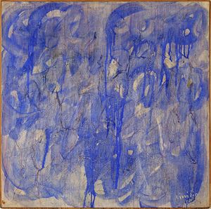 VINICIO  VIANELLO : Giri turchese  - Asta Asta di Arte Moderna e Contemporanea - Associazione Nazionale - Case d'Asta italiane