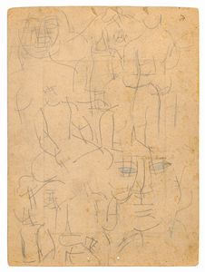 Gino Rossi : Studio di figure  - Asta Asta di Arte Moderna e Contemporanea - Associazione Nazionale - Case d'Asta italiane