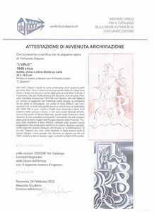 FORTUNATO DEPERO : L'urlo  - Asta Asta di Arte Moderna e Contemporanea - Associazione Nazionale - Case d'Asta italiane