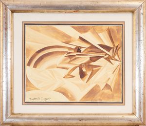 FORTUNATO DEPERO : Nitrito in velocit  - Asta Asta di Arte Moderna e Contemporanea - Associazione Nazionale - Case d'Asta italiane