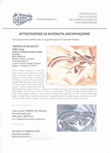 FORTUNATO DEPERO : Nitrito in velocit  - Asta Asta di Arte Moderna e Contemporanea - Associazione Nazionale - Case d'Asta italiane