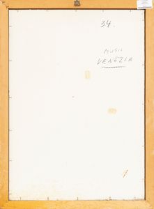 ZORAN MUSIC : Uomo seduto  - Asta Asta di Arte Moderna e Contemporanea - Associazione Nazionale - Case d'Asta italiane