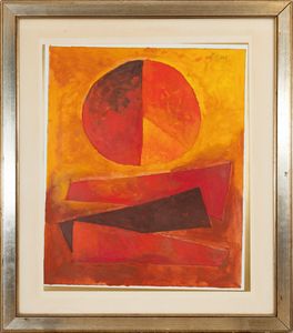 LEON GISCHIA : Composizione  - Asta Asta di Arte Moderna e Contemporanea - Associazione Nazionale - Case d'Asta italiane