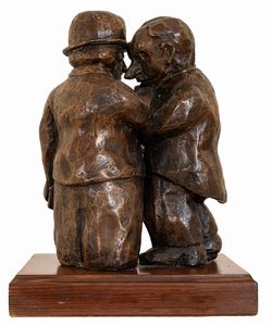 Franz Borghese : Il baciamano  - Asta Asta di Arte Moderna e Contemporanea - Associazione Nazionale - Case d'Asta italiane