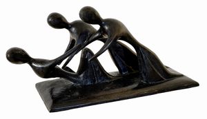 VIRGILIO GUIDI : Figure nello spazio  - Asta Asta di Arte Moderna e Contemporanea - Associazione Nazionale - Case d'Asta italiane