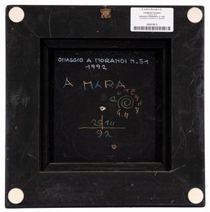 GIANMARIA POTENZA : Omaggio a Morandi n. 51  - Asta Asta di Arte Moderna e Contemporanea - Associazione Nazionale - Case d'Asta italiane