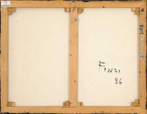 ENNIO FINZI : senza titolo  - Asta Asta di Arte Moderna e Contemporanea - Associazione Nazionale - Case d'Asta italiane