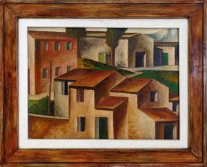 MARCELLO SCUFFI : Tetti  - Asta Asta di Arte Moderna e Contemporanea - Associazione Nazionale - Case d'Asta italiane