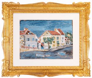 Orfeo Tamburi : Maisonnettes  - Asta Asta di Arte Moderna e Contemporanea - Associazione Nazionale - Case d'Asta italiane