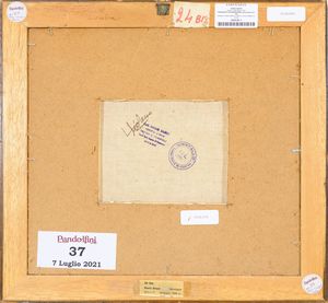 Mario Sironi : Paesaggio con montagne  - Asta Asta di Arte Moderna e Contemporanea - Associazione Nazionale - Case d'Asta italiane