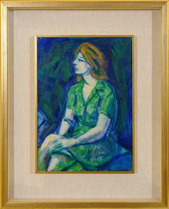 ARMANDO PIZZINATO : Ritratto di Clari  - Asta Asta di Arte Moderna e Contemporanea - Associazione Nazionale - Case d'Asta italiane