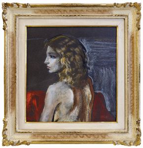 ALBERTO  SUGHI : Donna di spalle  - Asta Asta di Arte Moderna e Contemporanea - Associazione Nazionale - Case d'Asta italiane