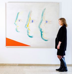 VIRGILIO GUIDI : Le tre teste  - Asta Asta di Arte Moderna e Contemporanea - Associazione Nazionale - Case d'Asta italiane