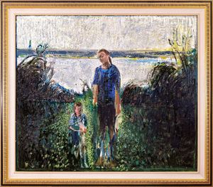 Ruggero Savinio : Madre e figlio  - Asta Asta di Arte Moderna e Contemporanea - Associazione Nazionale - Case d'Asta italiane