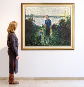 Ruggero Savinio : Madre e figlio  - Asta Asta di Arte Moderna e Contemporanea - Associazione Nazionale - Case d'Asta italiane