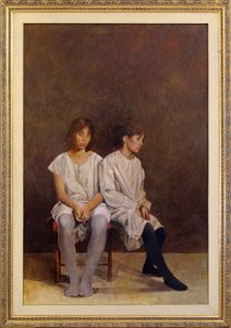 Giorgio Scalco : Le sorelle di Ca' Trenta  - Asta Asta di Arte Moderna e Contemporanea - Associazione Nazionale - Case d'Asta italiane