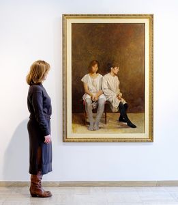 Giorgio Scalco : Le sorelle di Ca' Trenta  - Asta Asta di Arte Moderna e Contemporanea - Associazione Nazionale - Case d'Asta italiane