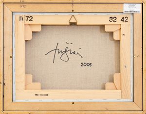 TINO  STEFANONI : senza titolo R72  - Asta Asta di Arte Moderna e Contemporanea - Associazione Nazionale - Case d'Asta italiane