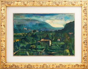 MARIO VARAGNOLO : Paesaggio montano  - Asta Asta di Arte Moderna e Contemporanea - Associazione Nazionale - Case d'Asta italiane