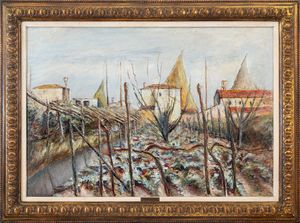 GIORGIO VALENZIN : Orto di Chioggia  - Asta Asta di Arte Moderna e Contemporanea - Associazione Nazionale - Case d'Asta italiane