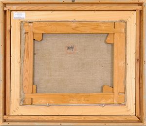 GIOVANNI BARBISAN : Natura morta con bicchiere  - Asta Asta di Arte Moderna e Contemporanea - Associazione Nazionale - Case d'Asta italiane