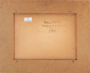 MARIO VELLANI MARCHI : Fondamenta di Pescheria a Burano  - Asta Asta di Arte Moderna e Contemporanea - Associazione Nazionale - Case d'Asta italiane