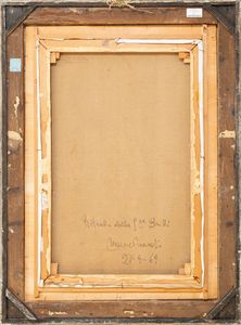 MARCO NOVATI : Ritratto della signora Britti  - Asta Asta di Arte Moderna e Contemporanea - Associazione Nazionale - Case d'Asta italiane