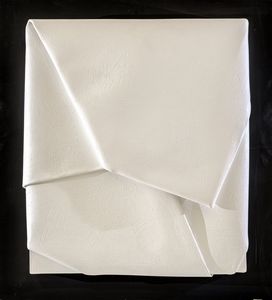 CESARE  BERLINGERI : Sul bianco piegato  - Asta Asta di Arte Moderna e Contemporanea - Associazione Nazionale - Case d'Asta italiane