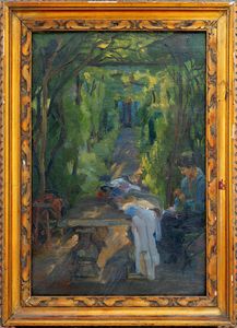 LINA ROSSO : Il pergolato  - Asta Asta di Arte Moderna e Contemporanea - Associazione Nazionale - Case d'Asta italiane