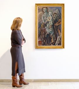 Felice Carena : Famiglia  - Asta Asta di Arte Moderna e Contemporanea - Associazione Nazionale - Case d'Asta italiane