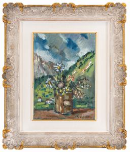 Filippo de Pisis : Fiori  - Asta Asta di Arte Moderna e Contemporanea - Associazione Nazionale - Case d'Asta italiane